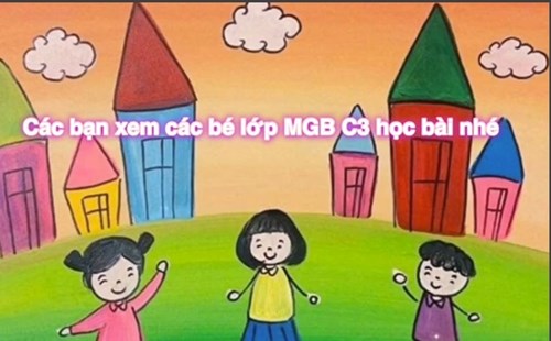 Nhận biết màu cùng các bé lớp MGB C3